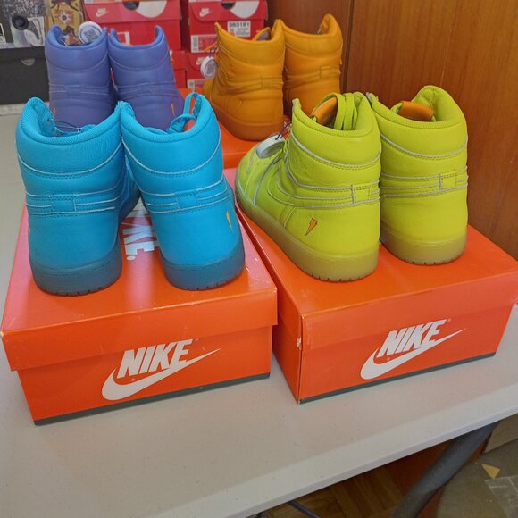 Nike Gatorade Air Jordan 1 Lot 4 Colors Mens 10.5 All Extras - Picture 6 of 12